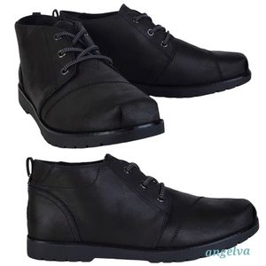 New Bobs Skechers chill lugs city summit lace up ankle boots black